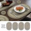 Grey Cloud Jute Braided Accessories - Placemat