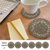 Grey Cloud Jute Braided Accessories - Coaster
