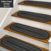 Jet Black Jute Braided Accessories - Stair Tread
