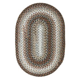 Midnight Moon Ultra Durable Braided Rug (Size: 20" x 30", Shape: Oval)