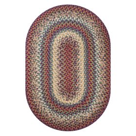 Neverland Cotton Braided Rug (Size: 20" x 30", Shape: Oval)
