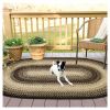 Black Mist Ultra Durable Braided Rug