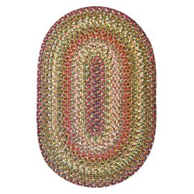 Rainforest Ultra Durable Braided Rug (Size: 20" x 30", Shape: Oval)