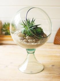 ROUND GLASS STORE DISPLAY (Color: Clear)