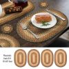 Russett Jute Braided Accessories - Placemat