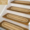 Russett Jute Braided Accessories - Stair Tread